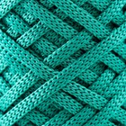 Шнур для вязания 100% полиэфир, ширина 4 мм 50м (изумруд) - Фото 3