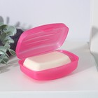 Мыльница с крышкой Радиан «Дорожная», пластик, 10×7×4.5 см, МИКС - Фото 3