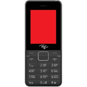 Сотовый телефон Itel it5615, 2.4", 3 sim, microSD, 0.08 Мп, BT, FM, 2500 мАч, черный 9278233