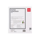 Шредер Deli Smart E9929-EU, фрагменты 4х25мм, 5 листов, скрепки, скобы - фото 51613601 Шредер Deli Smart E9929-EU, фрагменты 4х25мм, 5 листов, скрепки, скобы - фото 51613601