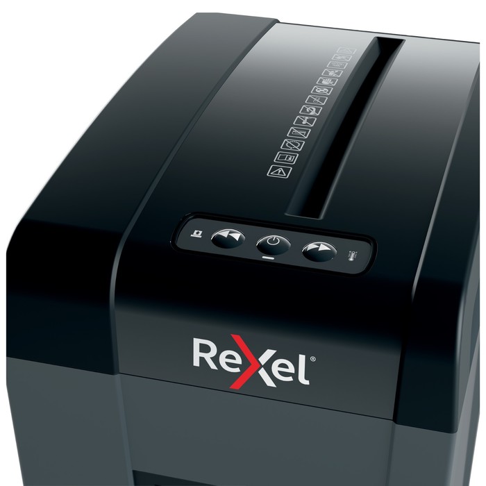 Шредер Rexel Secure X10-SL, фрагменты 4х40мм, 10 листов, скрепки, скобы - фото 51303294