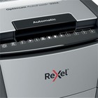 Шредер Rexel Optimum AutoFeed 300X, фрагменты 5х25мм, 300 листов, скрепки, скобы,пл.карты - Фото 4