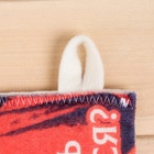 Рукавица для бани и сауны «А ты идешь париться?», белая - фото 64550683