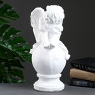 Фигура гипс «Ангел спящий на шаре», белый, 15×19×40 см - Фото 4