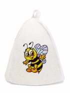 Шапка для бани и сауны «Пчёлка», полиэфир 70%, шерсть 30%, детская, «Добропаровъ» - Фото 6