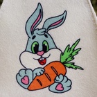 Шапка для бани и сауны «Заяц», полиэфир 70%, шерсть 30%, детская, «Добропаровъ» - Фото 3