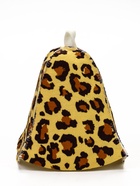 Шапка для бани и сауны, с принтом «Леопардовая», полиэфир 70%, шерсть 30%, «Добропаровъ»  (артикул 9293795)  большой выбор товаров оптом и в розницу по низким ценам с доставкой