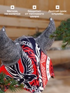 Шапка для бани и сауны «Викинг с орлом», войлок, «Добропаровъ» - Фото 2