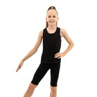Майка-борцовка для гимнастики и танцев Grace Dance, р. 28, цвет чёрный - Фото 2
