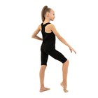 Майка-борцовка для гимнастики и танцев Grace Dance, р. 28, цвет чёрный - Фото 5