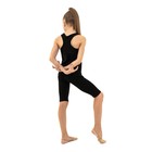 Майка-борцовка для гимнастики и танцев Grace Dance, р. 28, цвет чёрный - Фото 6