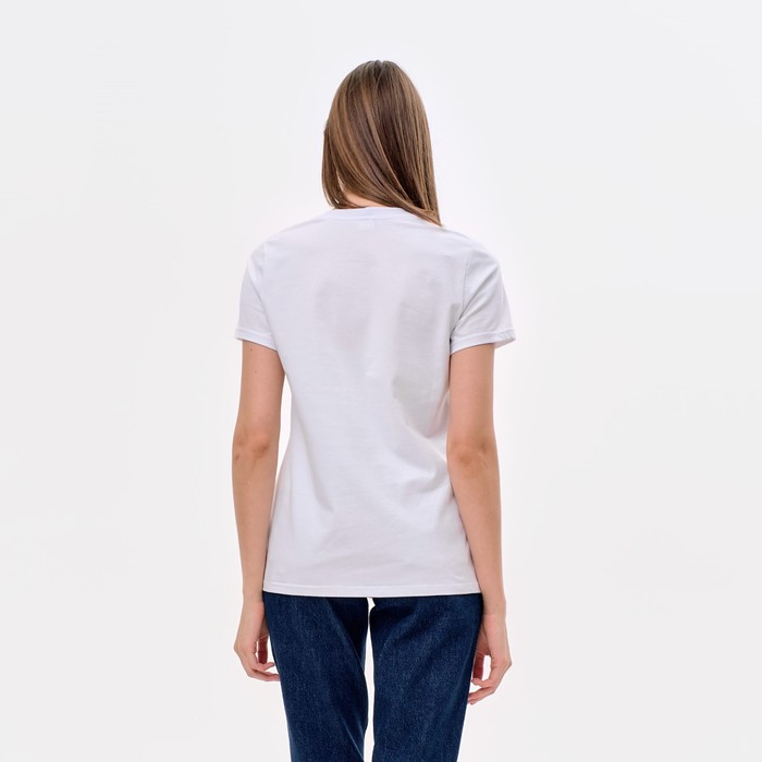 Футболка женская Basic line цвет белый, р-р 48