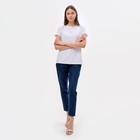 Футболка женская Basic line цвет белый, р-р 48 - Фото 4