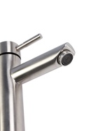 УЦЕНКА Смеситель для раковины ZEIN ZS 20103, картридж керамика 35 мм, нержавеющая сталь - Фото 3