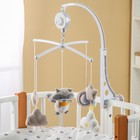 УЦЕНКА Мобиль музыкальный на кроватку «Зверята» с ночником, работает от батареек - Фото 2