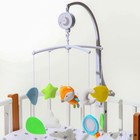 УЦЕНКА Мобиль музыкальный на кроватку «Зверята» с ночником, работает от батареек - Фото 8