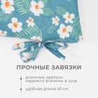 Сидушка на стул «Этель. Райские цветы», 40×40 см, синяя, 100% п/э - фото 45570628