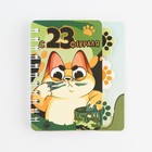 Блокнотик с разделителем А7, 40 л «С 23 февраля»  (артикул 9196574)  большой выбор товаров оптом и в розницу по низким ценам с доставкой