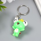 Брелок резина "Лягуха в короне" МИКС 3,5х3х1,5 см - фото 27138973