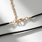 Кулон на шнурке 18+ мужской орган, цвет чернёное золото на чёрном шнурке, 47 см - фото 25520359