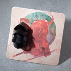 Кольцо «Доспехи» самурая, цвет чёрный, 18 размер - Фото 3