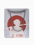 Кулон «Маска Они», 70 см, цвет чернёное серебро 9218059