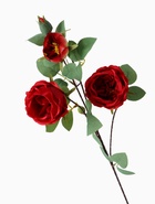 Цветы искусственные "Роза пионовидная галант" 7х61 см, красный - фото 809173333