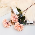 Цветы искусственные "Георгин садовый" 9х60 см, пепельно-розовый - фото 320438437