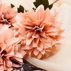 Цветы искусственные "Георгин садовый" 9х60 см, пепельно-розовый - Фото 2