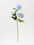 Цветы искусственные «Георгин садовый галант», 11×61 см, голубые 9229351