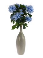 Цветы искусственные «Георгин садовый галант», 11×61 см, голубые  (артикул 9229351)  большой выбор товаров оптом и в розницу по низким ценам с доставкой