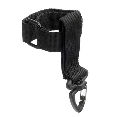 Карабин-вертлюг, со стропой, 23 см, система MOLLE