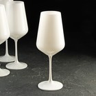 Набор бокалов для вина «Сандра», 450 мл, 6 шт, цвет белый - Фото 2