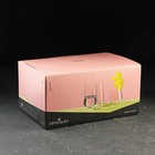 Набор стаканов «Сандра», 380 мл, 6 шт., хрустальное стекло, чёрный - Фото 3