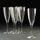 Набор бокалов для шампанского «Кейт», 220 мл, 6 шт - фото 299825785