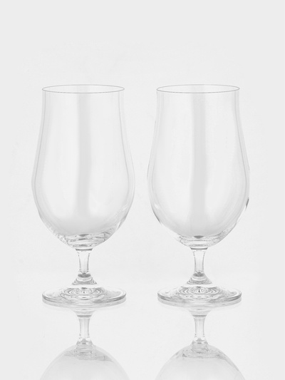Набор бокалов для пива «Бар», 550 мл, 2 шт., хрустальное стекло, прозрачный