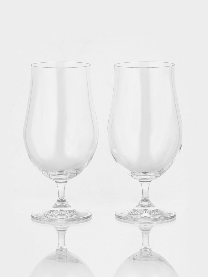 Набор бокалов для пива «Бар», 550 мл, 2 шт., хрустальное стекло, прозрачный - Фото 1