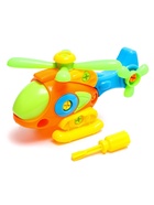 Конструктор винтовой «Вертолёт», с отвёрткой, 18 деталей, МИКС - Фото 6