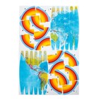 Конструктор пазл «Глобус», 3D модель, диаметр 22 см, 71 элемент - Фото 4