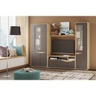 Шкаф – пенал «Моне», правый, 534×424×2040 мм, цвет софт графит/дуб бунратти - Фото 3