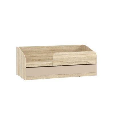 Кровать односпальная «Акварель», 846×1842×700 мм, цвет капучино/дуб сонома