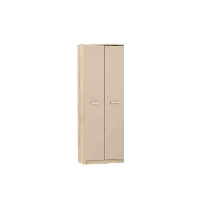 Шкаф для одежды Акварель, 802х414х2256, Капучино/Дуб сонома - Фото 1