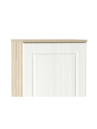 Шкаф — пенал «Оливия», правый, 452×384×2198 мм, цвет белое дерево/дуб сонома  (артикул 9343435)  большой выбор товаров оптом и в розницу по низким ценам с доставкой