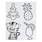 Краска по стеклу витражная «Аппликация набор», 6 цветов, 10.5 -11 мл, Юнландия - Фото 4