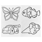 Краска по стеклу витражная «Аппликация набор», 6 цветов, 10.5 -11 мл, Юнландия - Фото 8