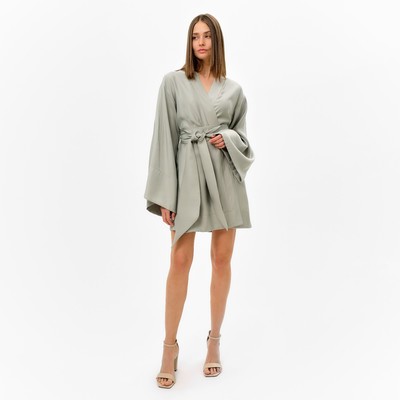 Платье женское MINAKU: Enjoy цвет оливковый, р-р 46-48