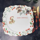 Набор тарелок Lenardi «Новогодний», размер 27х27 см, 6 шт - фото 296750037