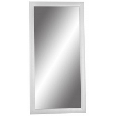 Зеркало Домино, МДФ профиль, белый, размер 600х400 мм