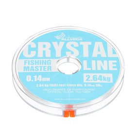 Леска монофильная ALLVEGA Fishing Master CRYSTAL, диаметр 0.14 мм, тест 2.64 кг, 30 м 9335939