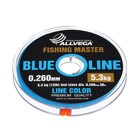 Леска монофильная ALLVEGA Fishing Master, диаметр 0.260  мм, тест 5.3 кг, 30 м, голубая - фото 10060455